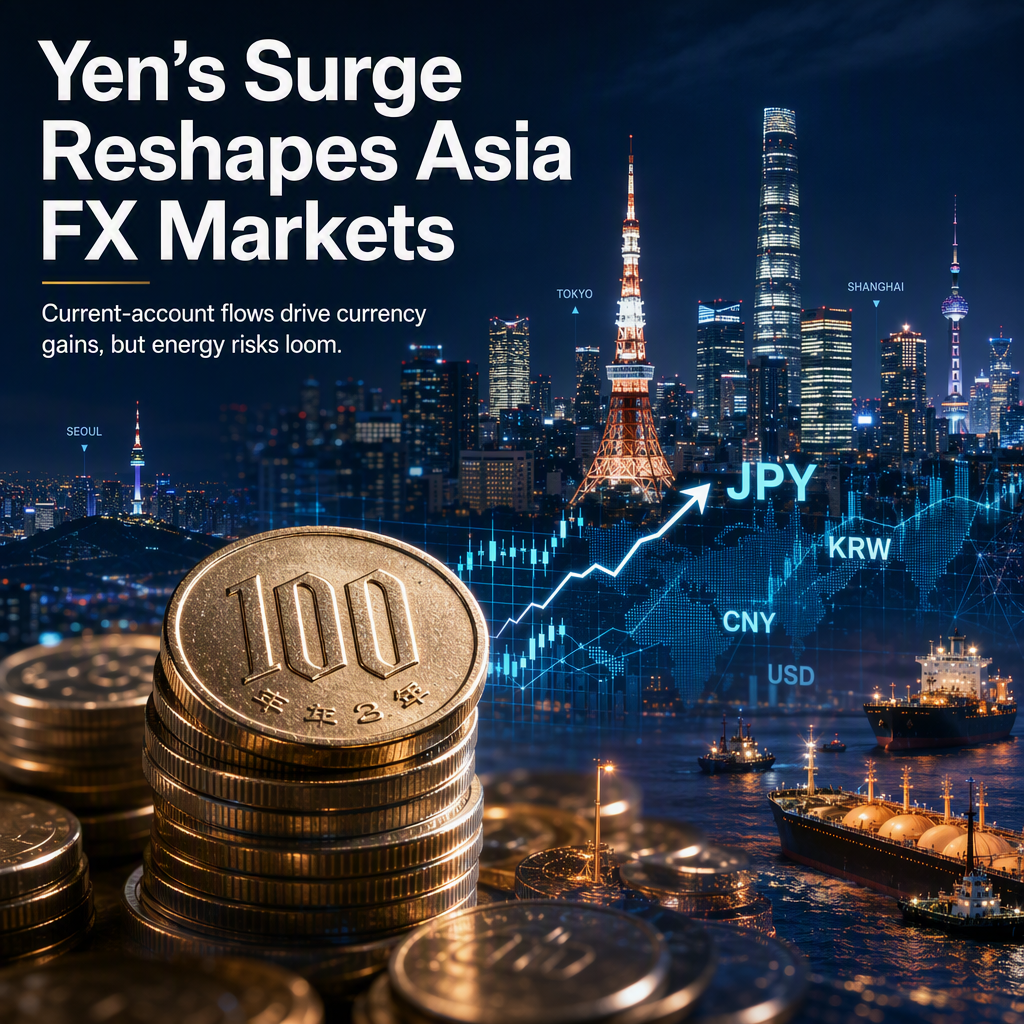 Stronger Japanese Yen Reshapes Asia-Pacific FX Dynamics Amid Current-Account Support