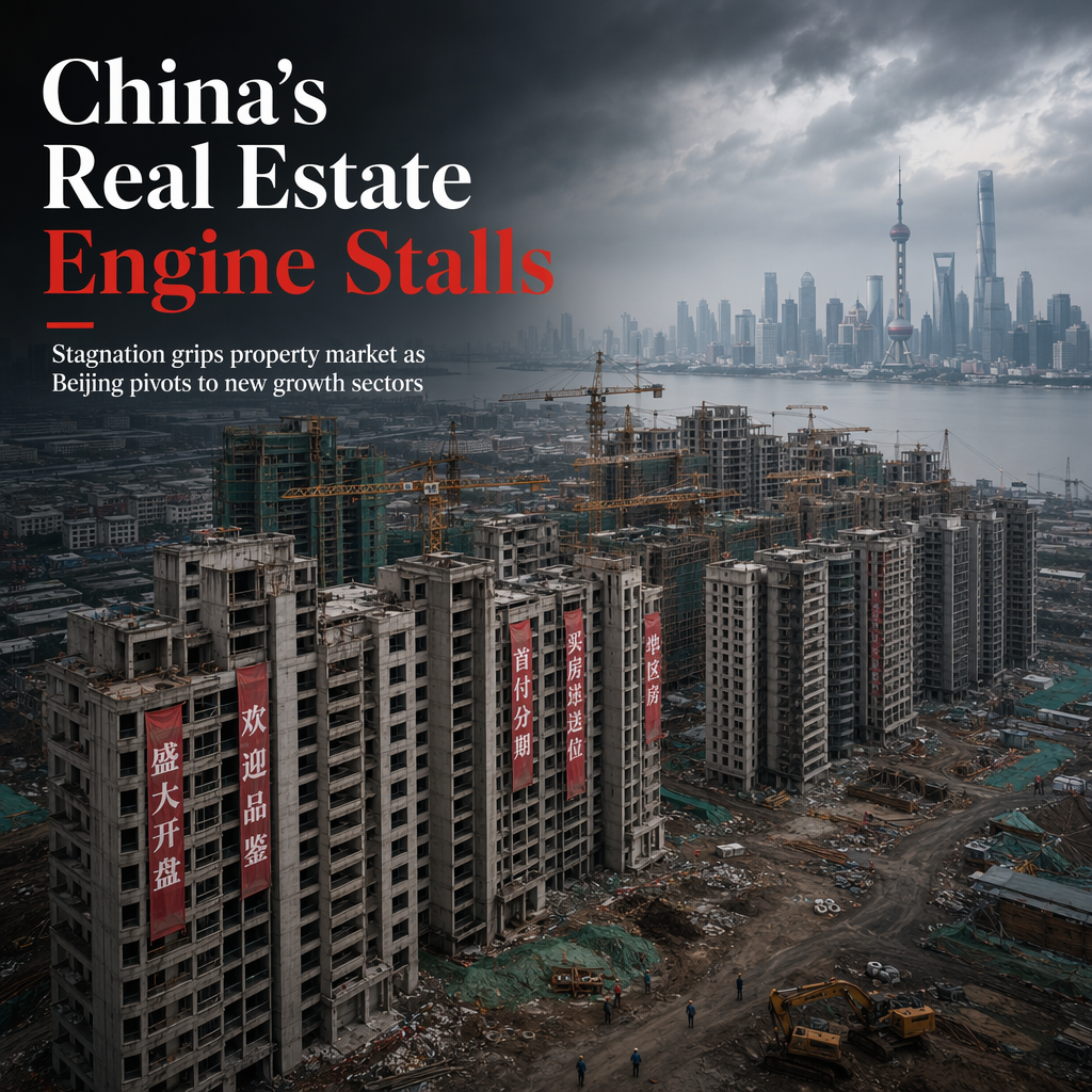 China's Property Market Faces Prolonged Stagnation as Growth Model Shifts, Says Commerzbank