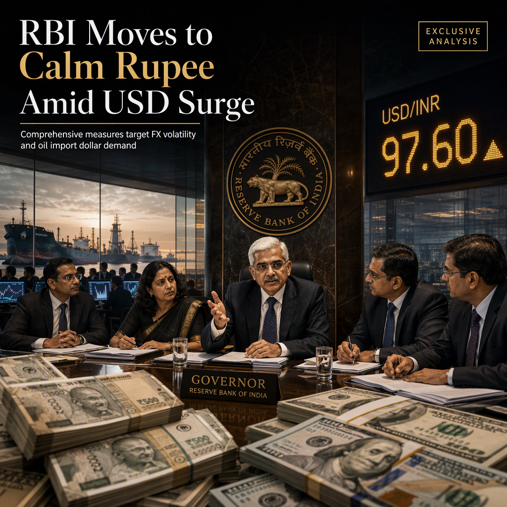 RBI Unveils Broad Measures to Stabilize Indian Rupee Amid USD/INR Surge