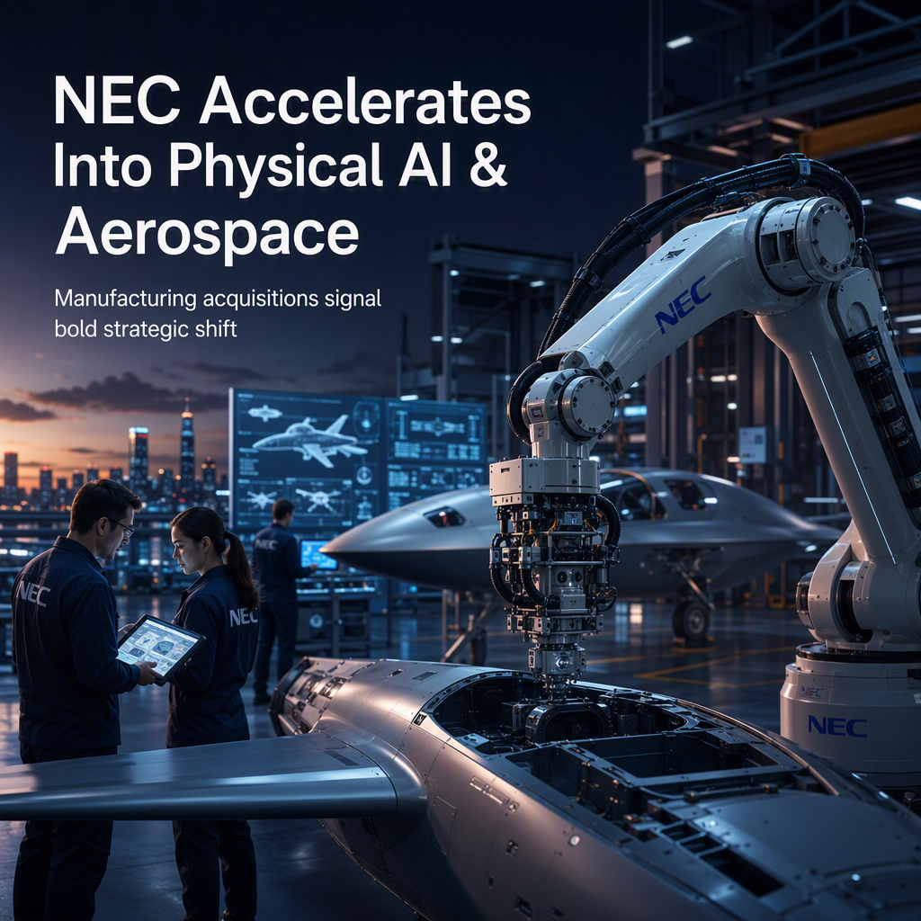 NEC Signals Expansion into Physical AI and Aerospace with Potential Manufacturing Acquisitions