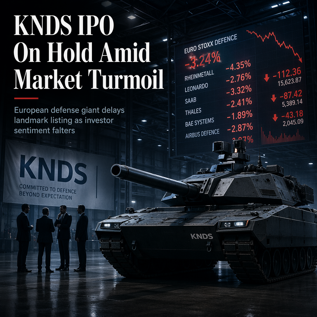 KNDS Delays IPO Amid European Defense Sector Volatility