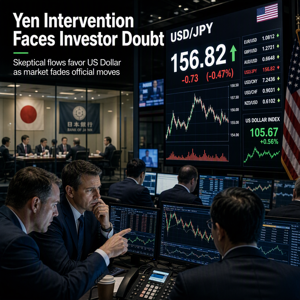Institutional Investors Question Durability of Yen Intervention as Flows Favor US Dollar