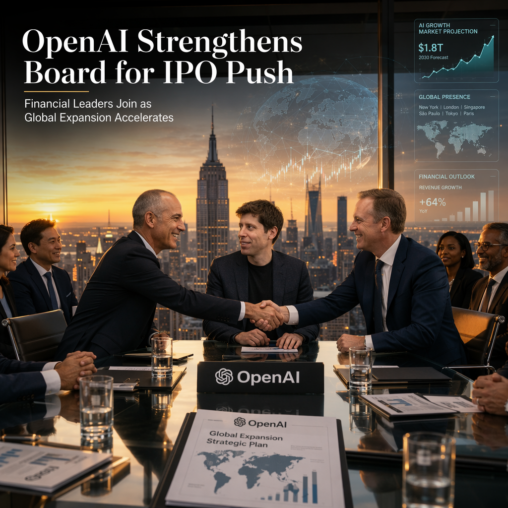 OpenAI Adds Financial Leaders to Board Amid IPO Preparations