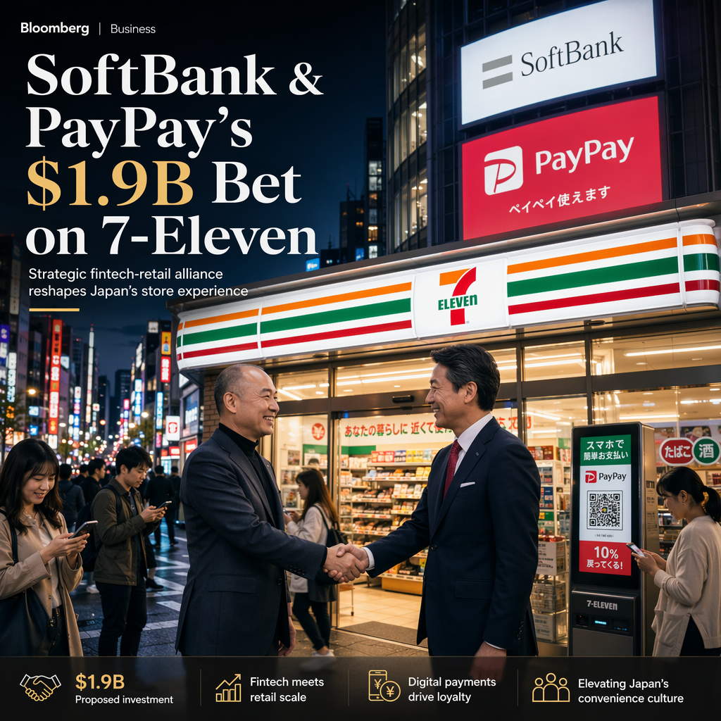SoftBank and PayPay Propose $1.9 Billion Investment in 7-Eleven Parent Seven & i Holdings