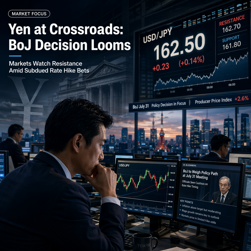 Japanese Yen Faces Key Resistance as Markets Eye BoJ Policy Path
