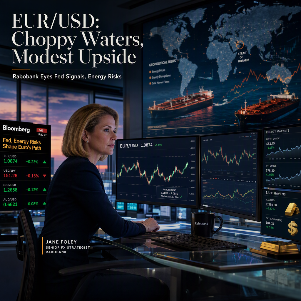 Rabobank Sees Choppy EUR/USD Trading With Modest Upside Amid Fed and Energy Uncertainties