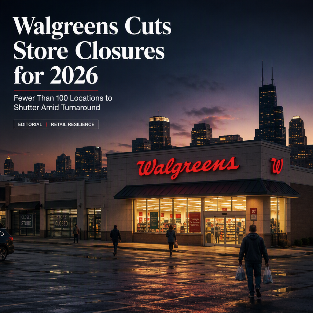 Walgreens Scales Back Store Closures Amid Turnaround Plan, Fewer Than 100 Closures Expected in 2026