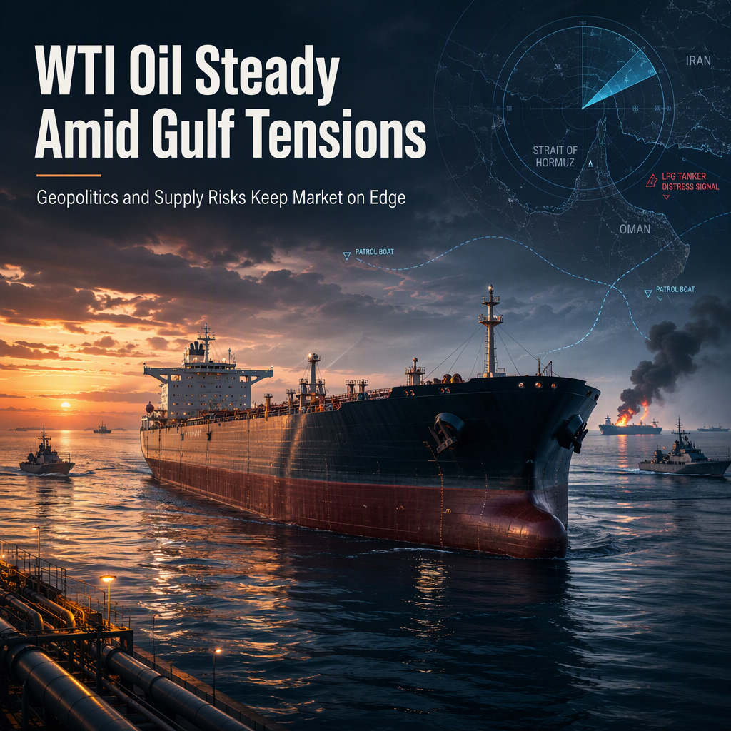 WTI Oil Holds Steady Amid US-Iran Tensions and Mixed Supply Signals