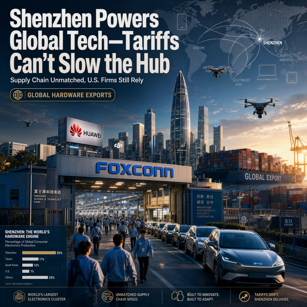 Shenzhen Emerges as Global Hardware Hub Despite Geopolitical and Tariff Challenges