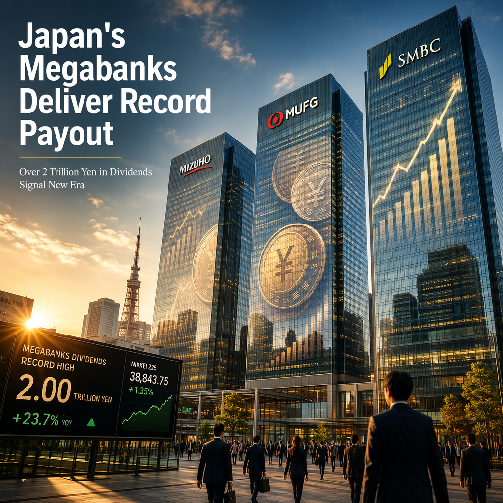 Japan's Megabanks Set to Pay Record 2 Trillion Yen in Dividends Amid Rising Interest Rates