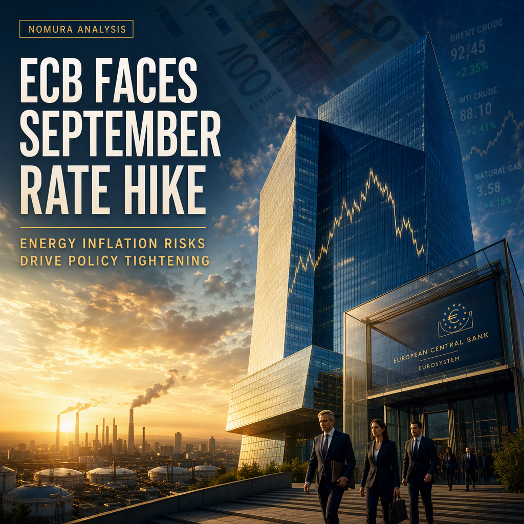 Nomura Expects ECB September Rate Hike Amid Energy-Driven Inflation Risks