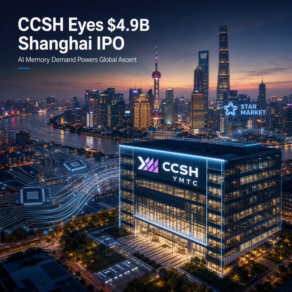 CCSH Corporation Targets $4.9 Billion Shanghai IPO Amid AI Memory Surge