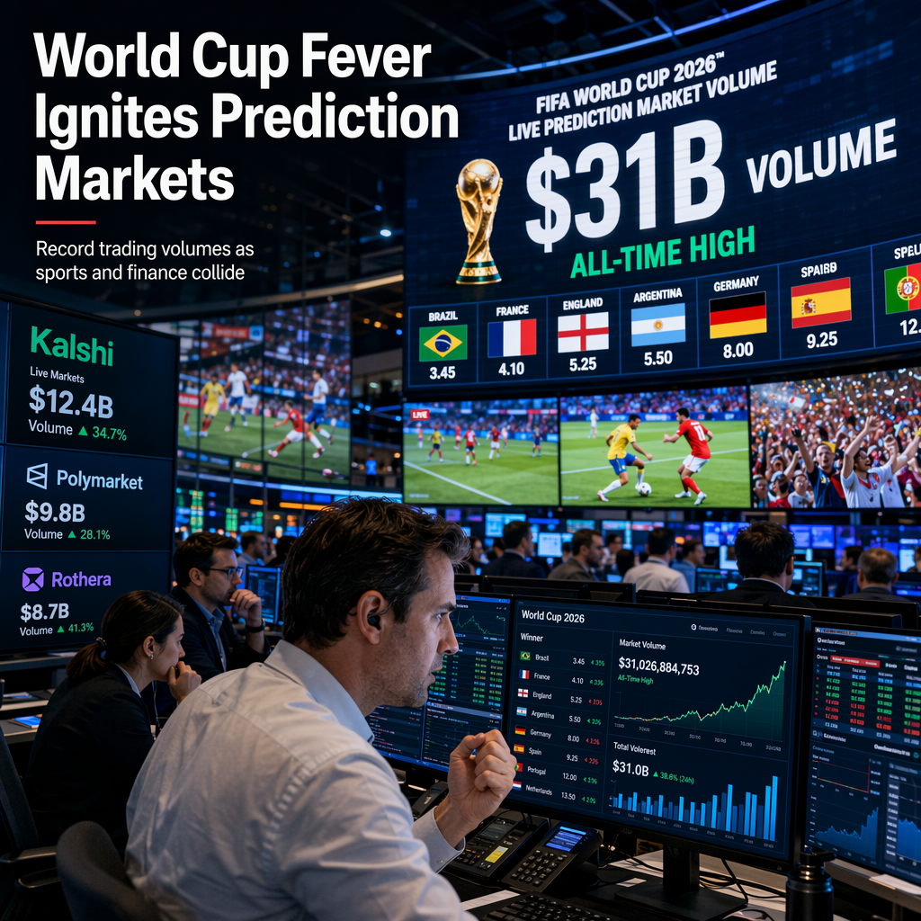 2026 FIFA World Cup Drives Prediction Market Volumes to Record Highs