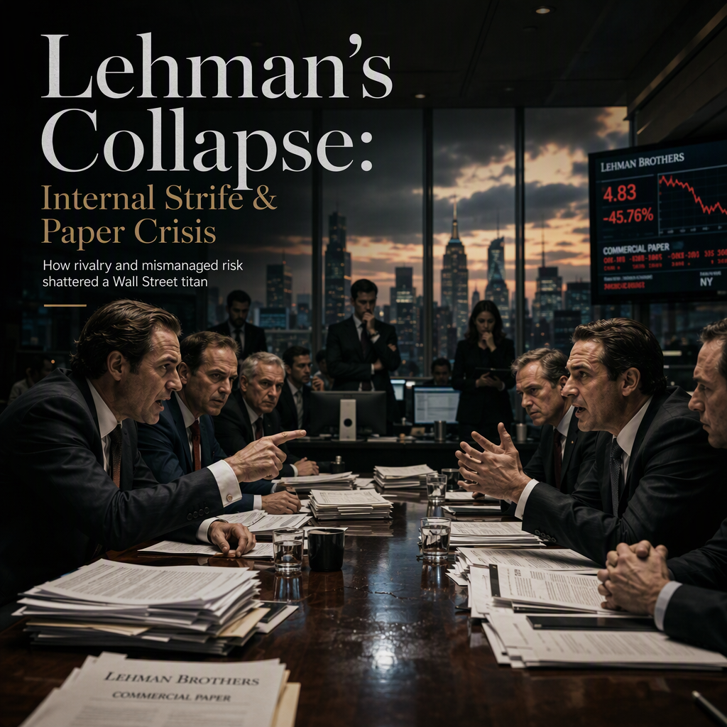 Lehman Brothers' Downfall Fueled by Internal Strife and Commercial Paper Crisis