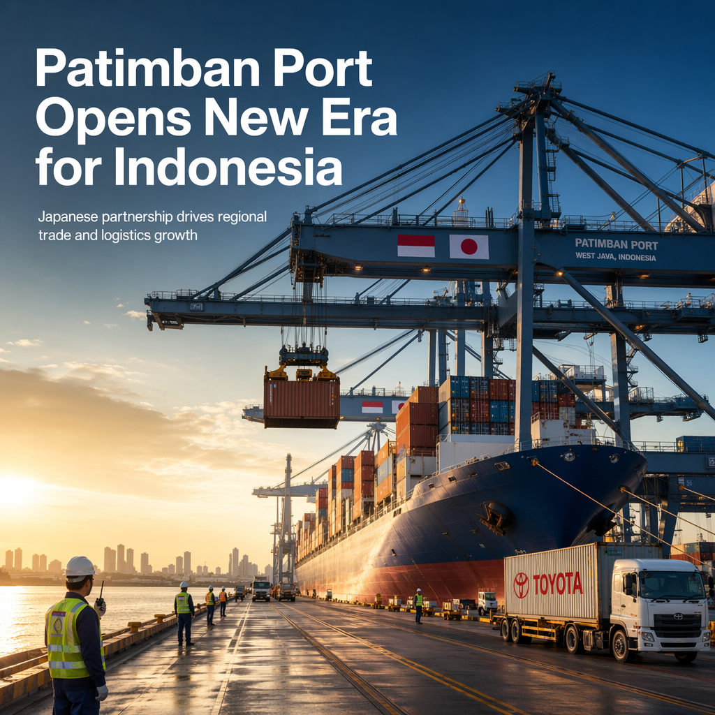 Indonesia Launches Patimban Port Container Terminal with Japanese Backing to Boost Trade