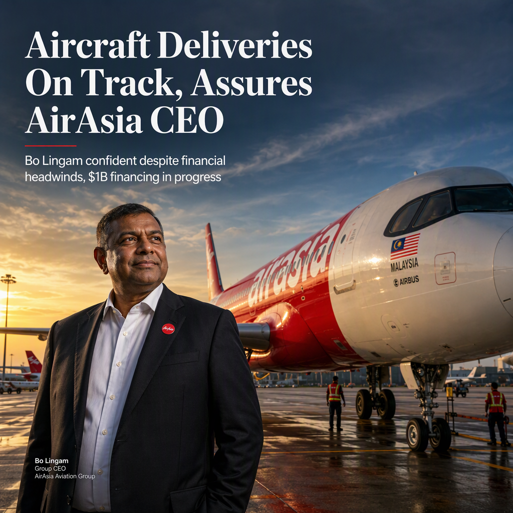 AirAsia CEO Reassures Aircraft Deliveries Remain on Track Despite Financial Pressures