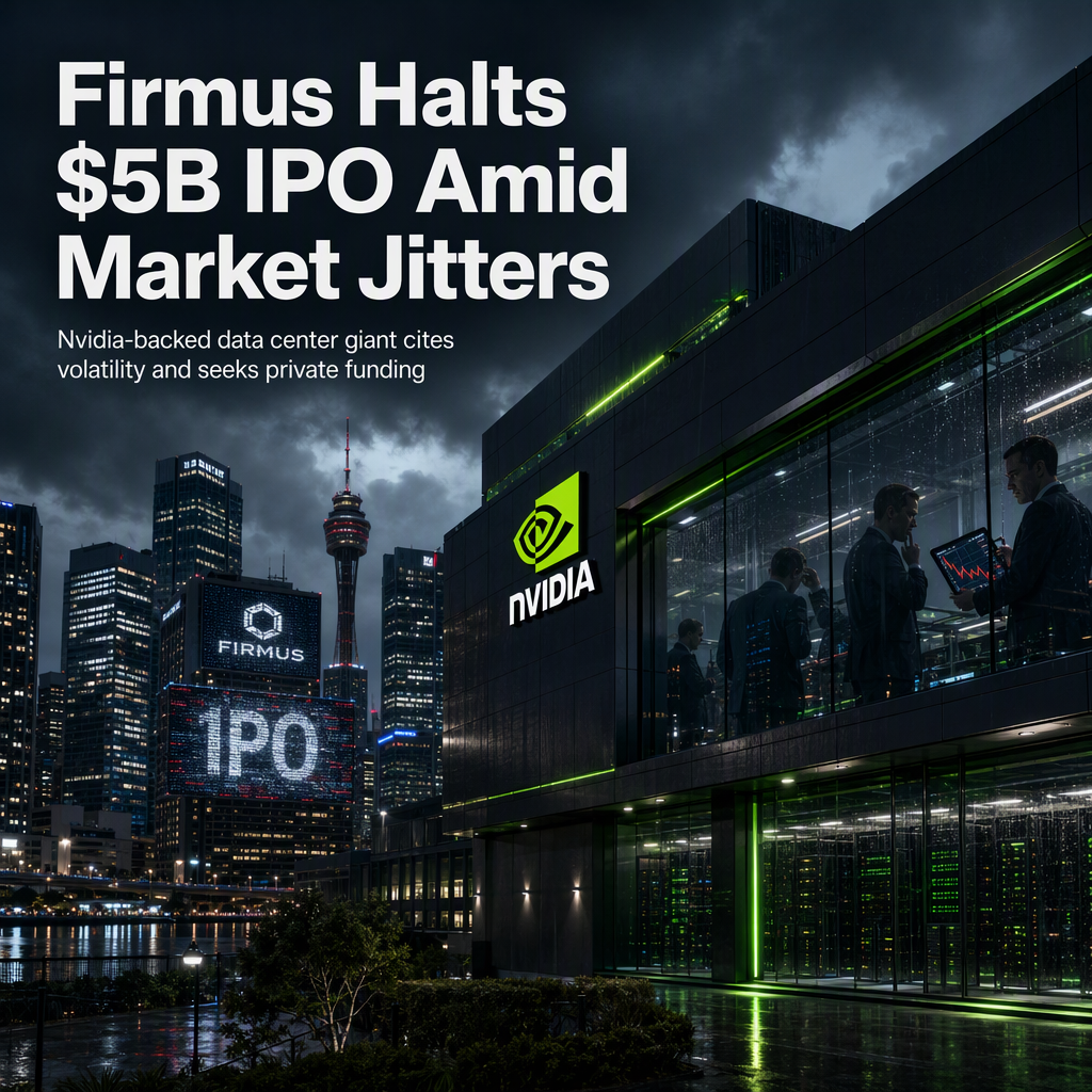 Nvidia-Backed Firmus Withdraws $5 Billion IPO Amid Market Volatility