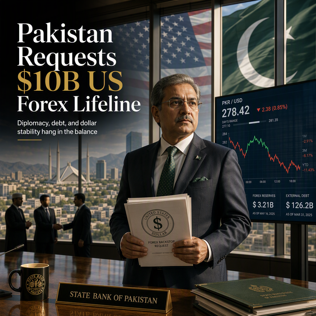 Pakistan Seeks $10 Billion US Forex Backstop After Mediating US-Iran Talks