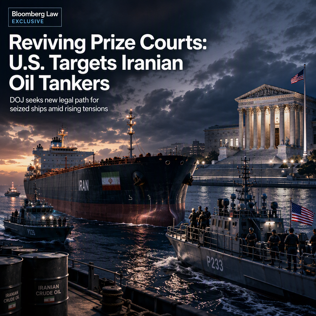 DOJ Plans to Revive Maritime Prize Courts to Seize Iranian Oil Tankers as War Prizes