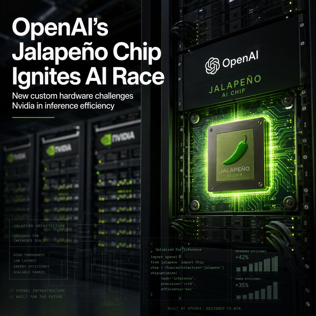 OpenAI Unveils Jalapeño AI Chip, Challenging Nvidia's Inference Market Dominance