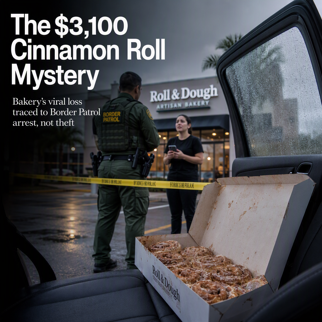 Bakery's $3,100 Cinnamon Roll Mystery Unraveled by Border Patrol Arrest, Not Theft