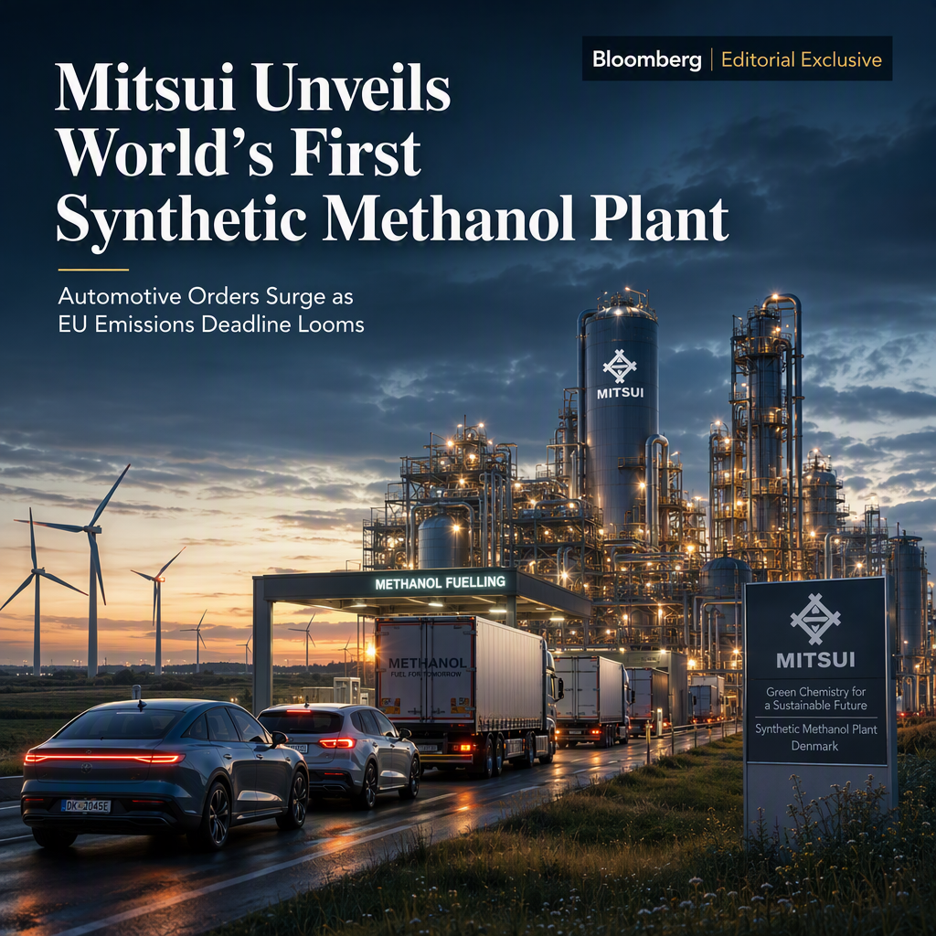 Mitsui Launches World's First Commercial-Scale Synthetic Methanol Plant in Denmark Amid Surging Automotive Demand