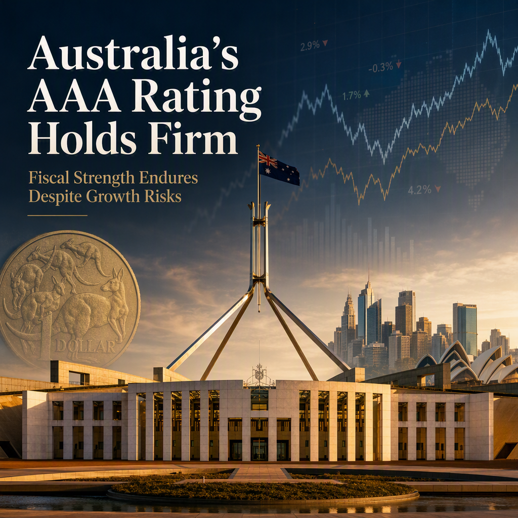 S&P Affirms Australia’s AAA Rating Amid Growth and Inflation Concerns