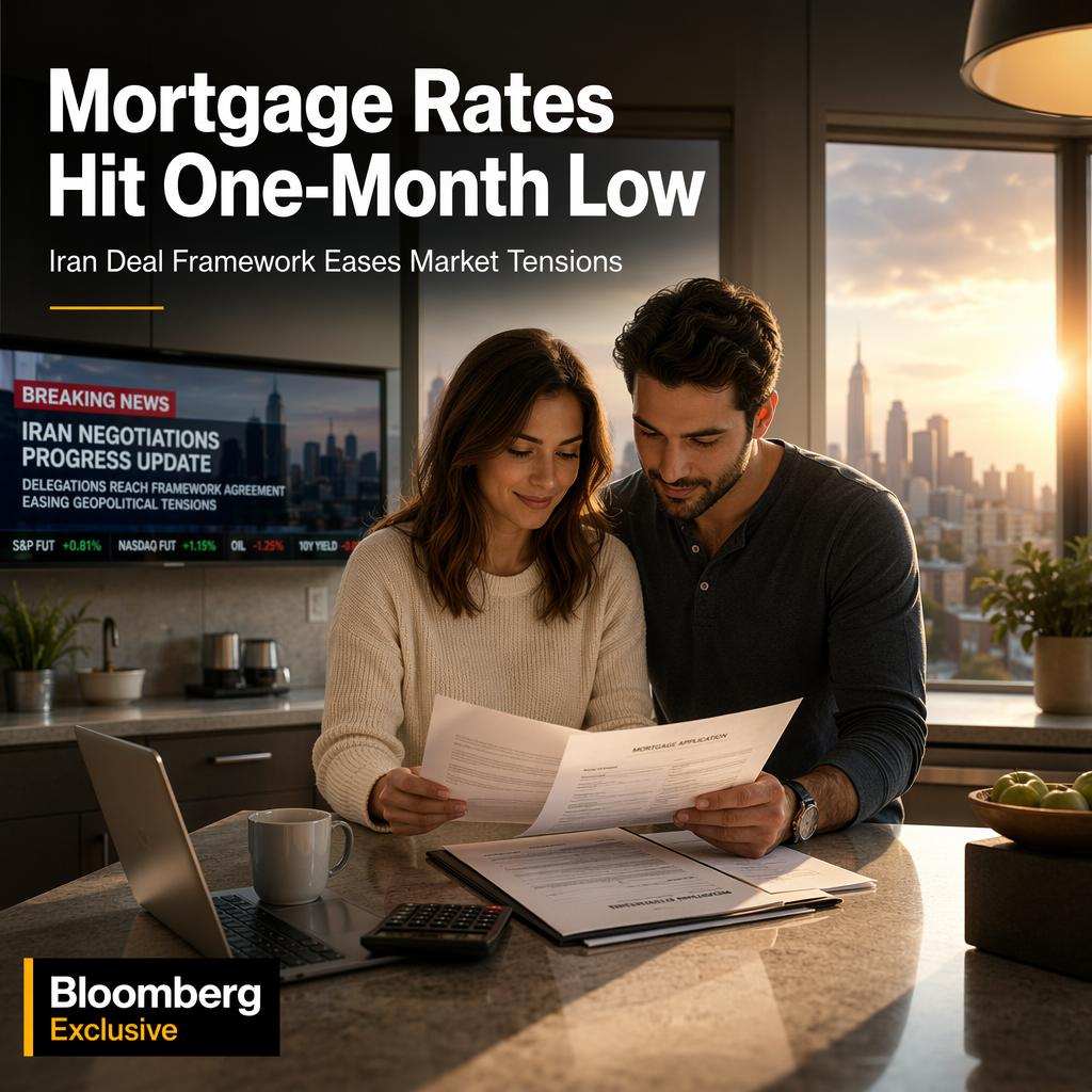 Mortgage Rates Drop to Lowest in Over a Month Amid Iran Deal Framework Progress