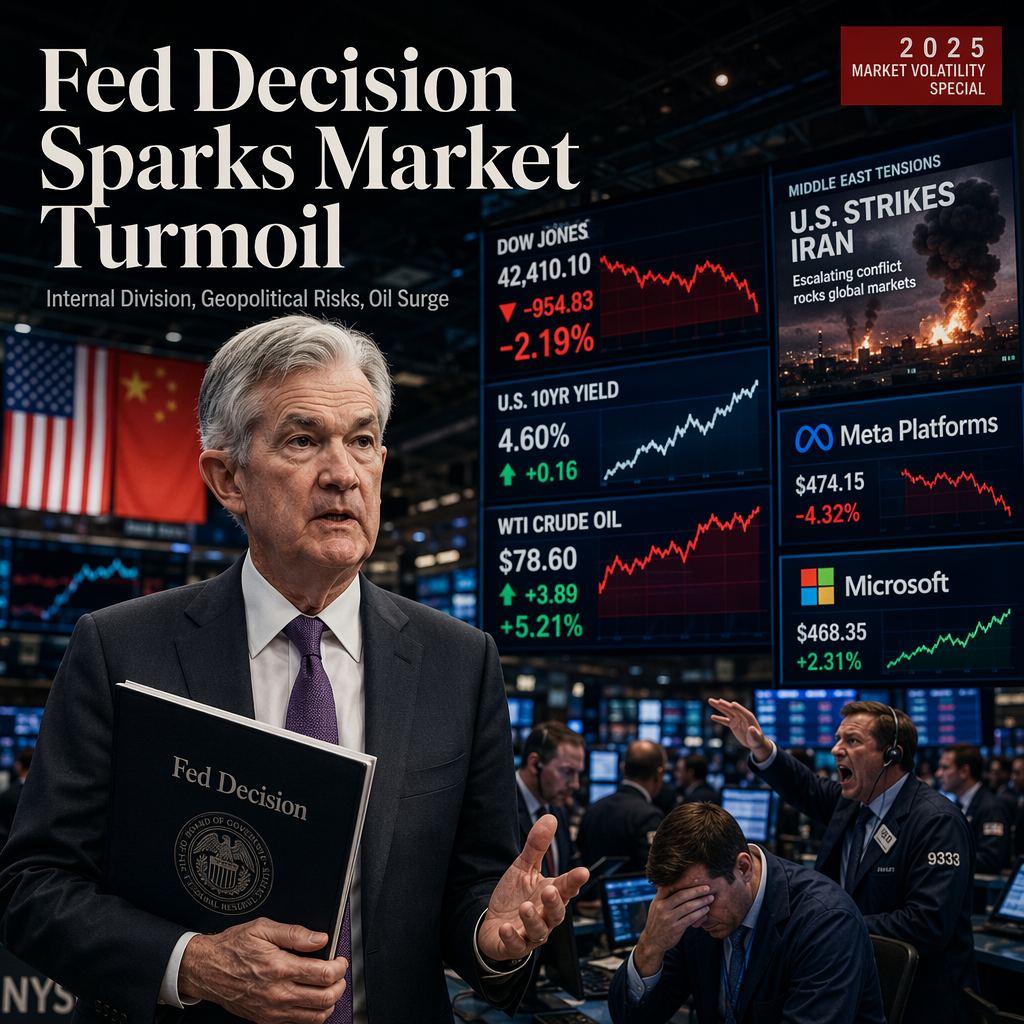 Fed Holds Rates Steady Amid Internal Division as Geopolitical Tensions and Market Volatility Surge
