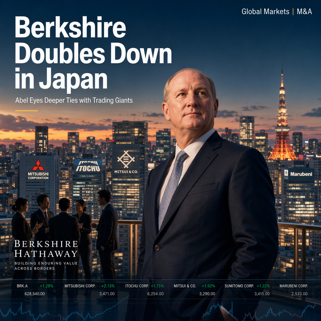Berkshire Hathaway Signals Intent to Boost Stakes in Japan's Top Trading Houses