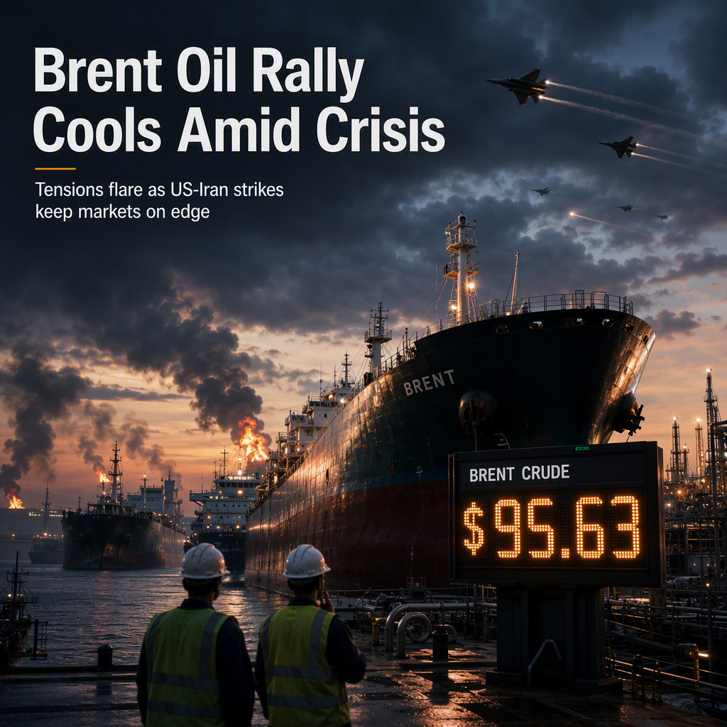 Brent Oil Rally Moderates as US-Iran Tensions Persist Amid Short-Lived Strike Expectations