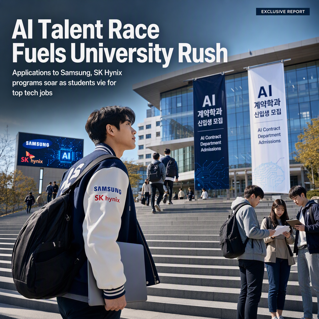 Applications Surge for Samsung and SK Hynix-Linked University Programs Amid AI Talent Race in South Korea