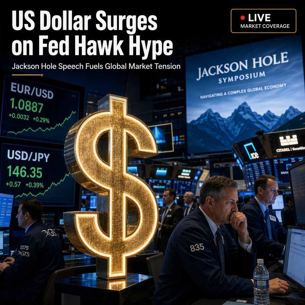 US Dollar Strengthens as Fed Hawks Signal Tighter Policy Ahead of Warsh's Jackson Hole Speech