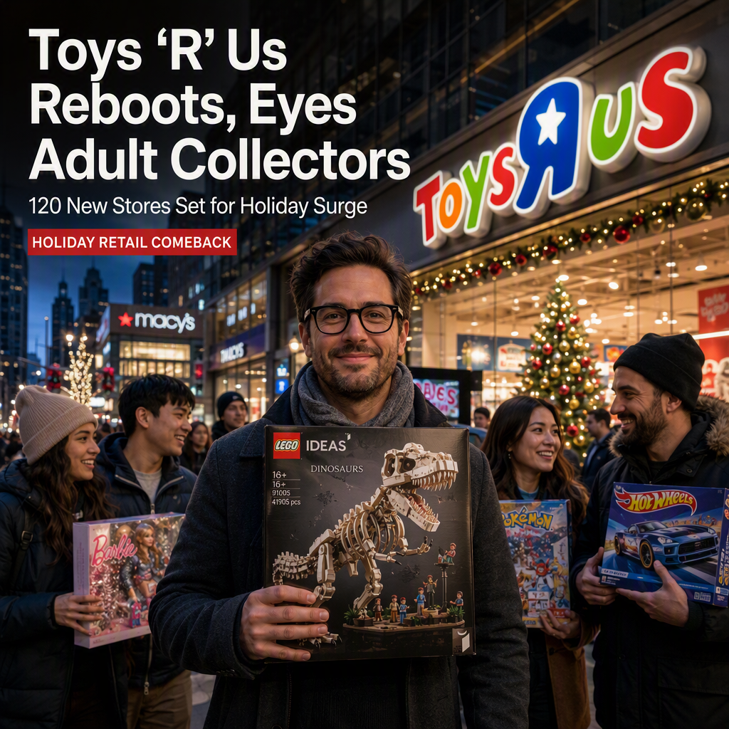Toys ‘R’ Us to Open 120 New Stores, Targeting Surge in Adult Toy Collectors