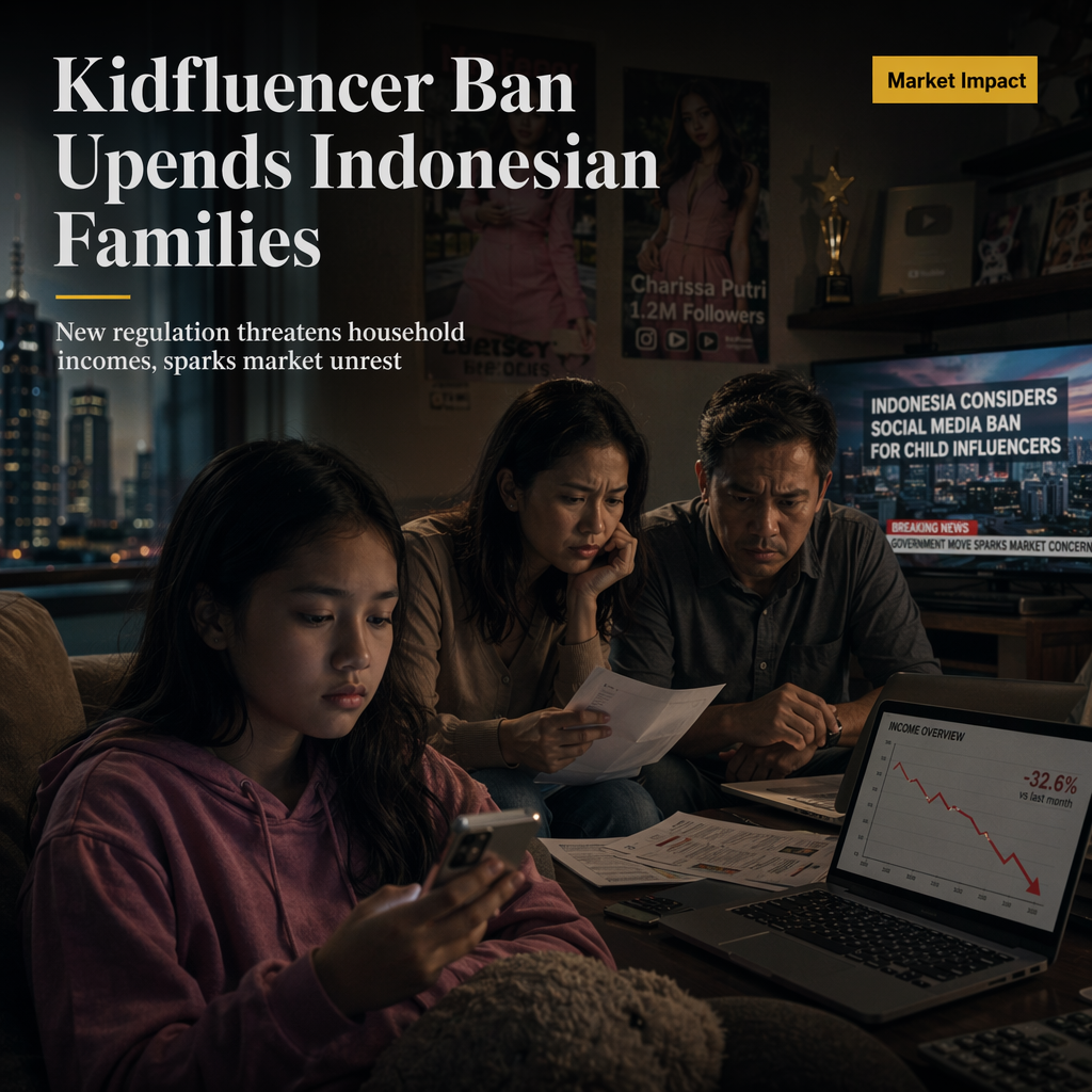 Indonesia's Social Media Ban Threatens 'Kidfluencer' Economy and Household Incomes