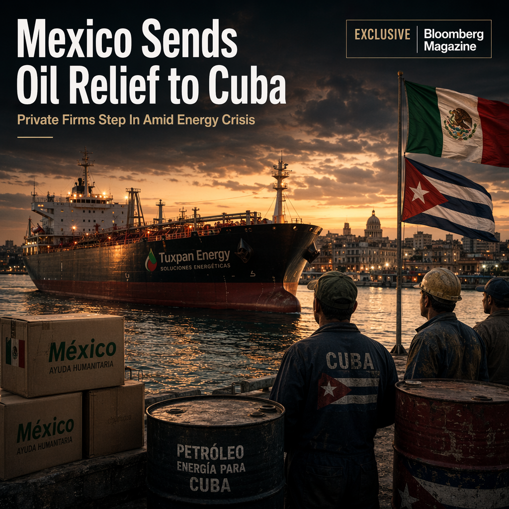 Mexico Plans to Resume Oil Shipments to Crisis-Stricken Cuba via Private Firms