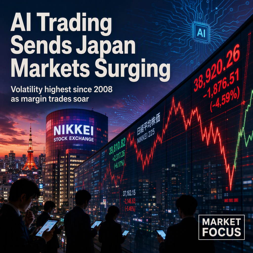 AI-Fueled Margin Trading Drives Japanese Stock Volatility to Highest Level Since 2008