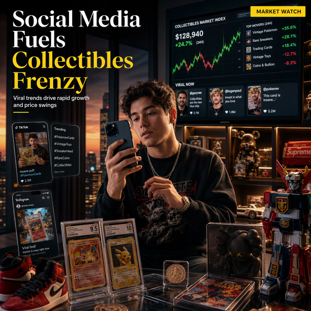 Social Media Drives Surge and Volatility in Collectibles Market