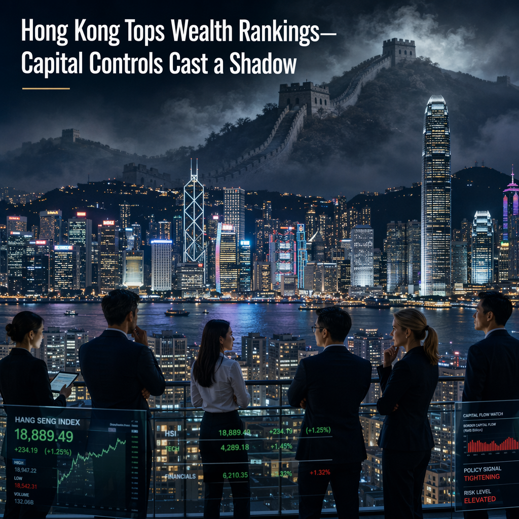 Hong Kong Retains Wealthiest City Status Amid China's Capital Control Dilemma