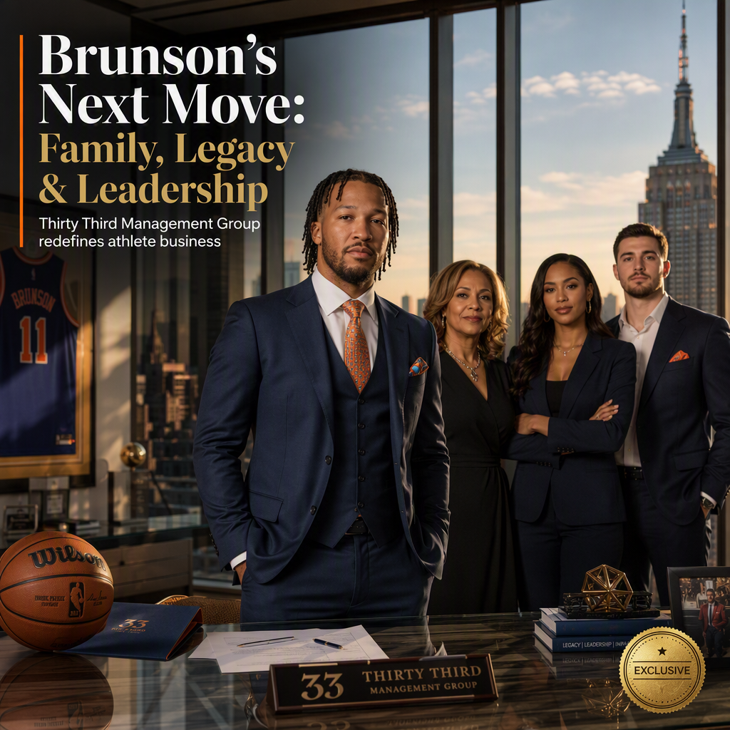 Jalen Brunson Launches Thirty Third Management Group to Advise Athletes and Manage Off-Court Business