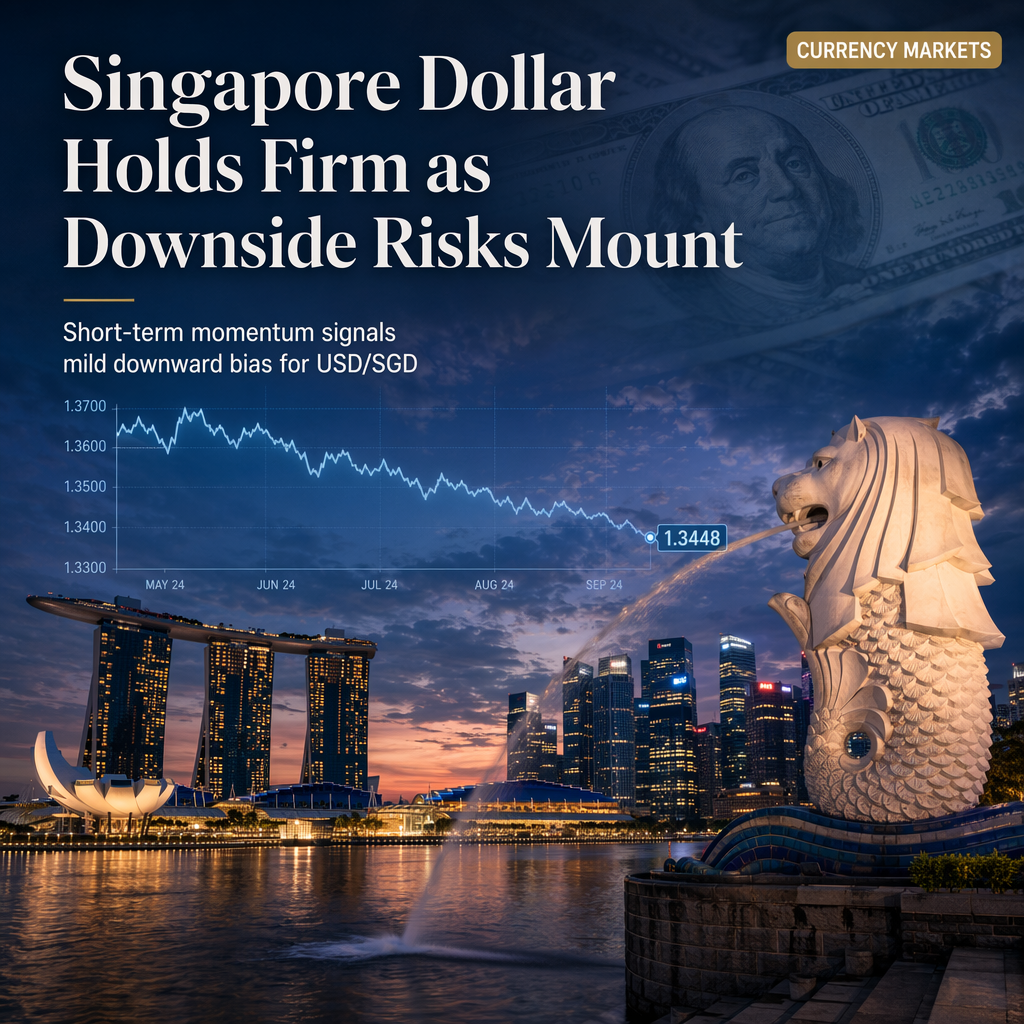 Singapore Dollar Holds Steady Against US Dollar Amid Rising Downward Momentum