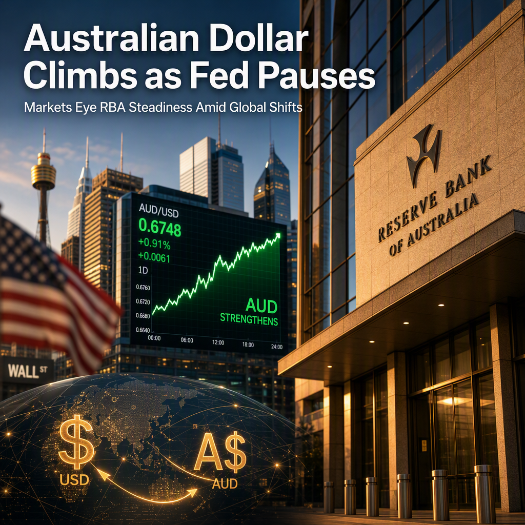 Australian Dollar Rises as Fed Rate Hike Bets Fade; RBA Expected to Hold Policy Steady