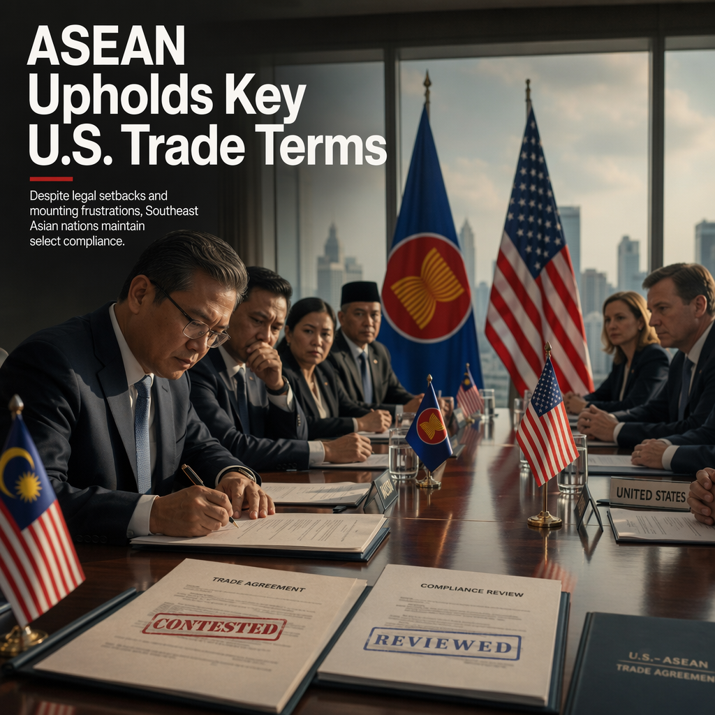 ASEAN Nations Maintain Partial Compliance with U.S. Trade Deals Despite Legal and Political Frustrations