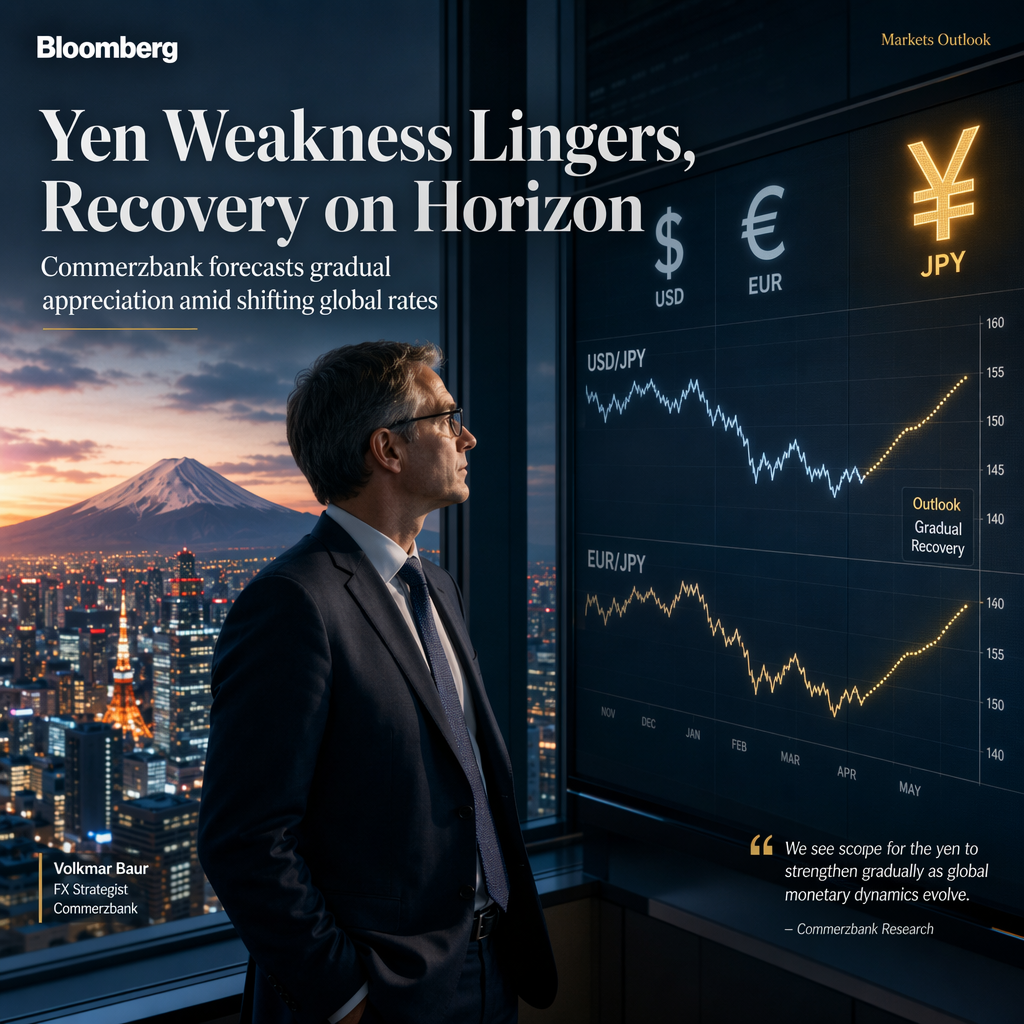 Commerzbank Forecasts Gradual Japanese Yen Recovery Despite Persistent Weakness