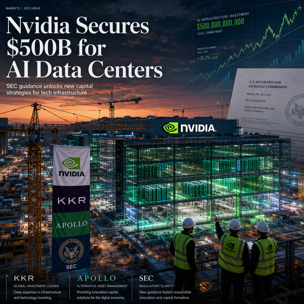 Nvidia Launches $500 Billion Data Center Financing Initiative Backed by SEC Guidance