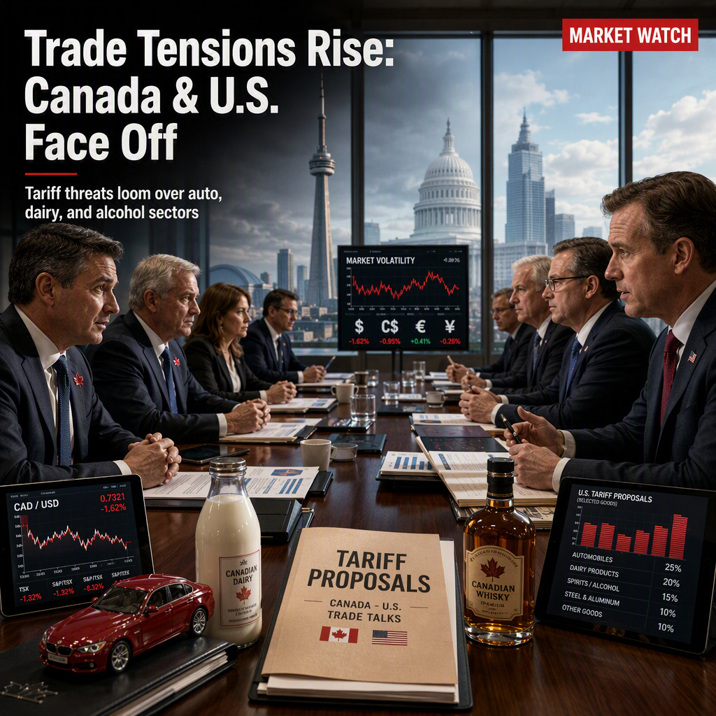 Canada and U.S. Resume Trade Talks as Trump Administration Prepares New Tariffs on Key Sectors