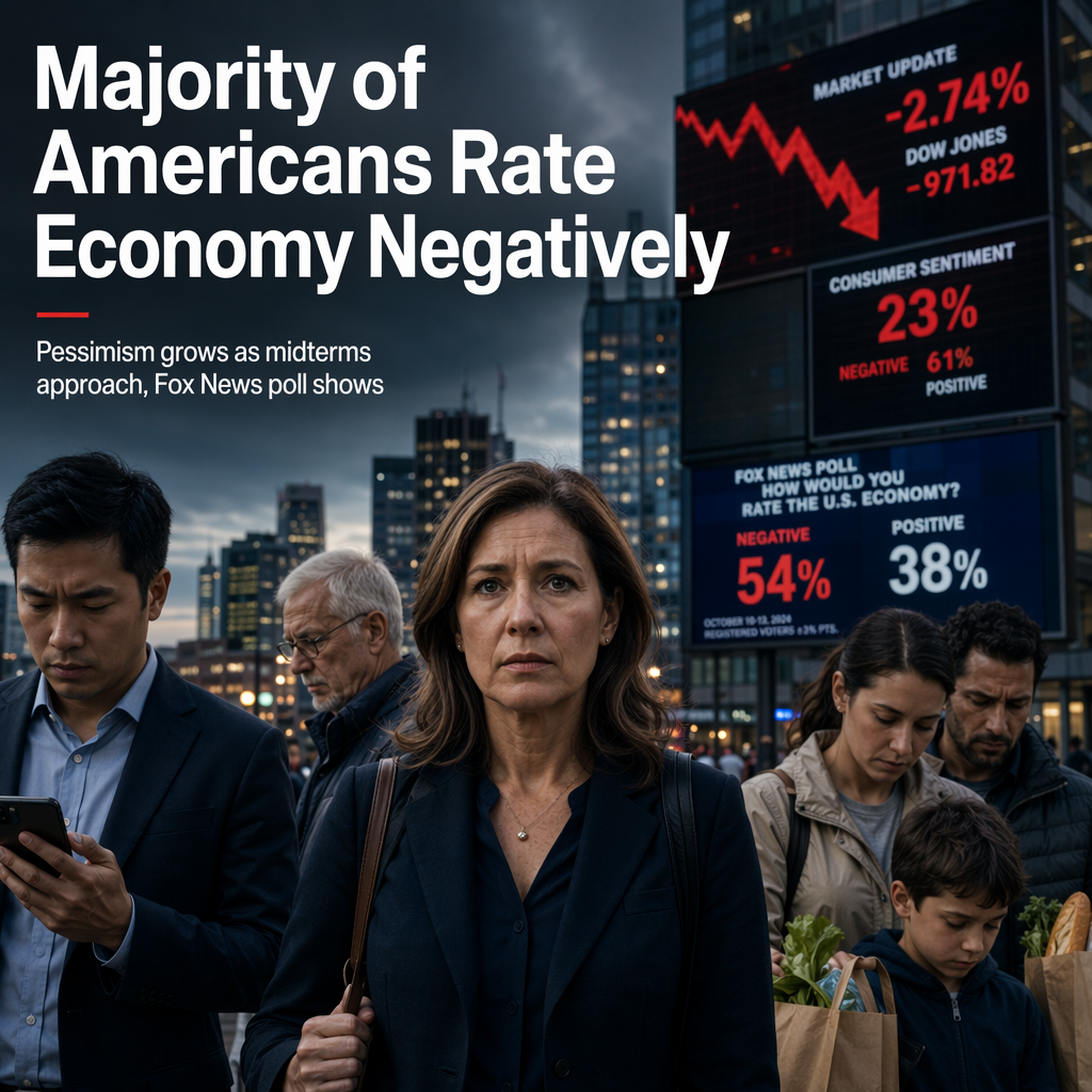 Fox News Poll Reveals Majority of Americans Rate Economy Negatively Ahead of Midterms