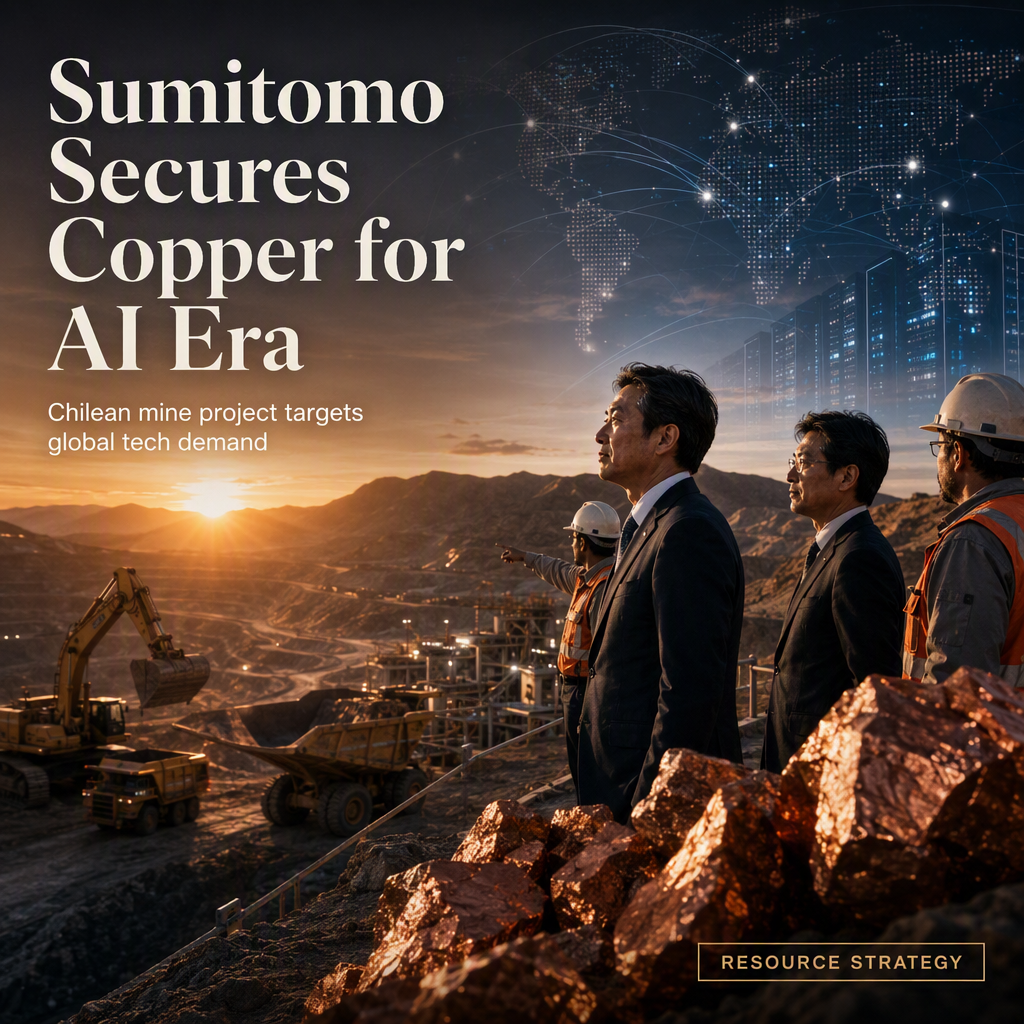 Sumitomo Corp. Joins Chilean Copper-Gold Mine Project to Secure Key Resources