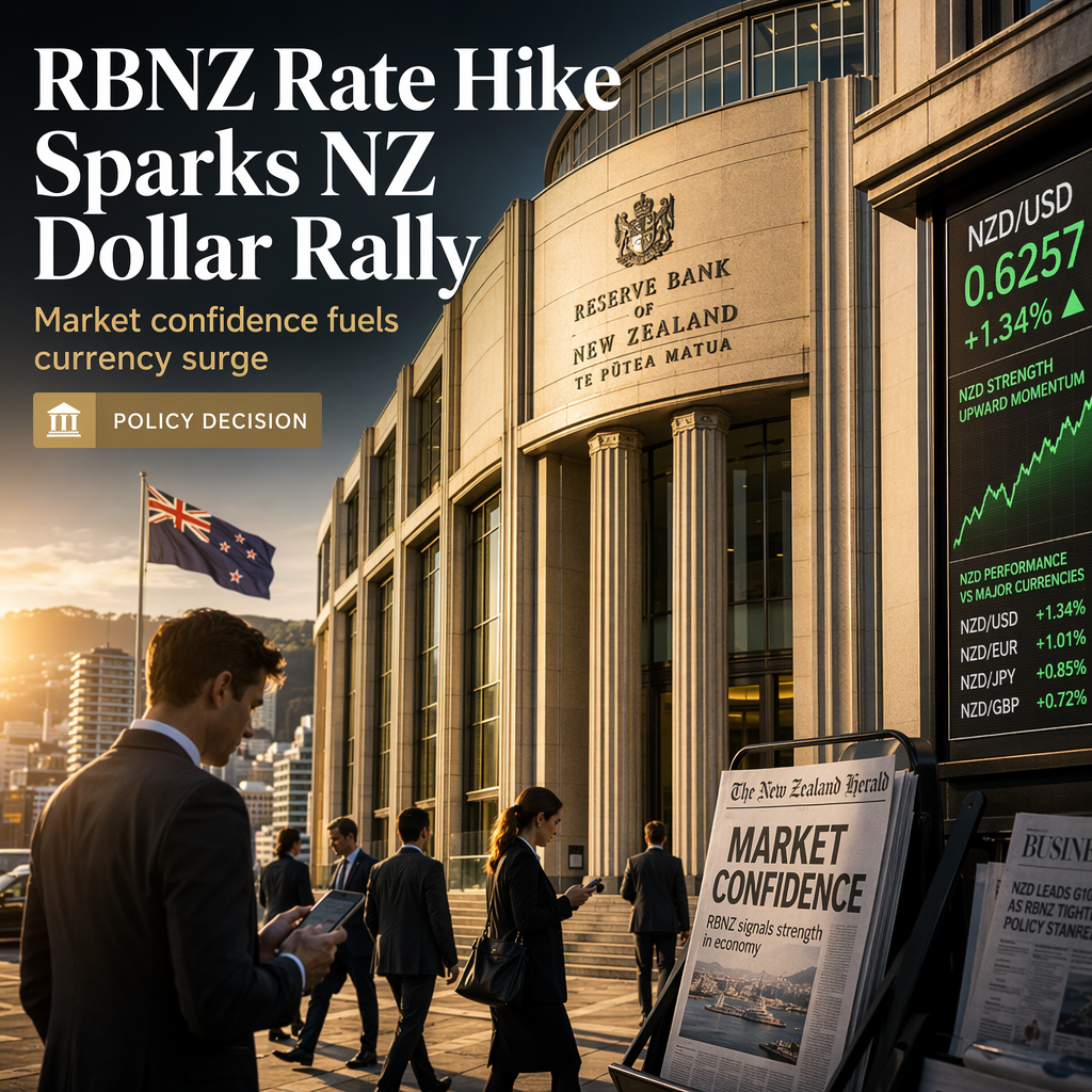 RBNZ Expected to Begin Rate Hikes, Boosting New Zealand Dollar on Positive Sentiment
