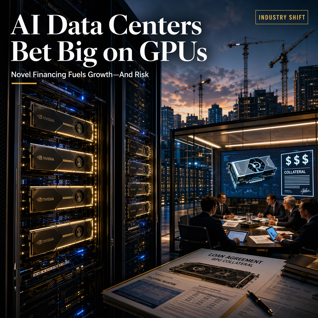 AI Data Centers Turn to GPU Collateral and Novel Financing Amid Rising Costs